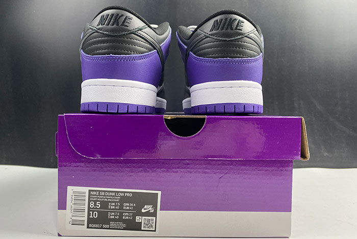 Nike SB Dunk Low Court Purple - BQ6817-500