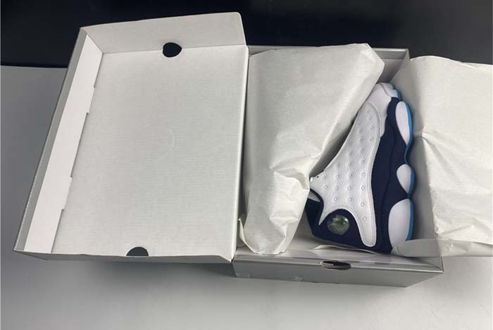 Air Jordan 13 Retro White Obsidian Powder Blue - 414571-144