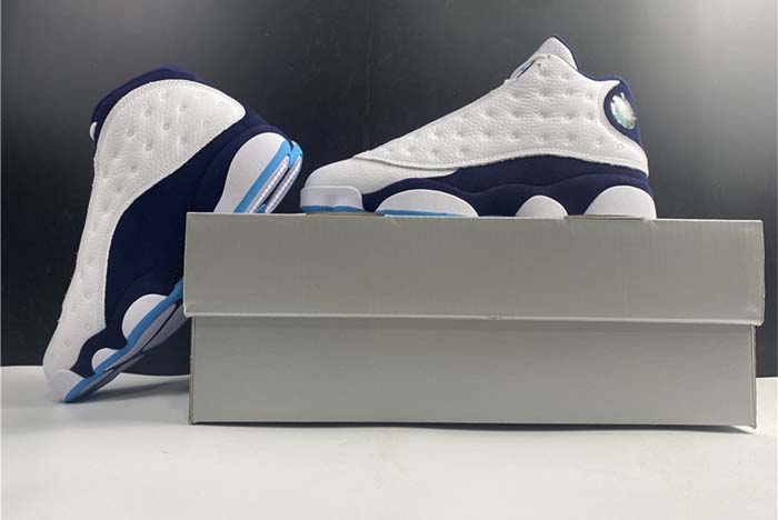 Air Jordan 13 Retro White Obsidian Powder Blue - 414571-144