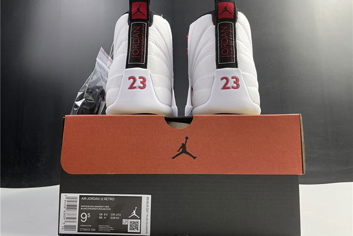 Air Jordan 12 Twist White University Red CT8013-106
