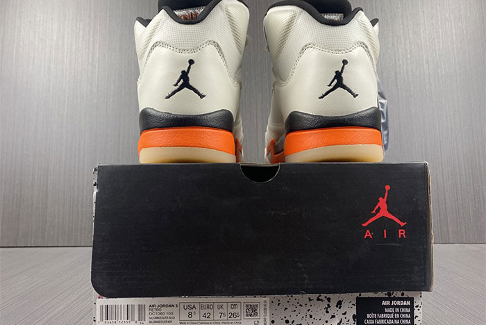 Air Jordan 5 Shattered Backboard Total Orange Blaze- DC1060-100