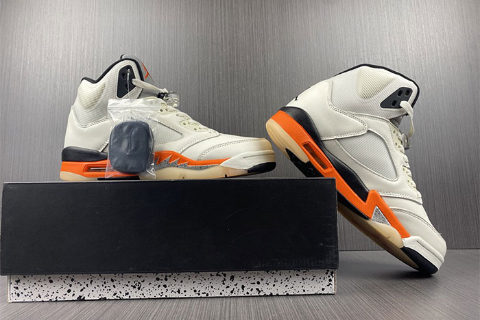 Air Jordan 5 Shattered Backboard Total Orange Blaze- DC1060-100