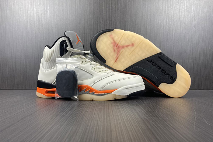 Air Jordan 5 Shattered Backboard Total Orange Blaze- DC1060-100