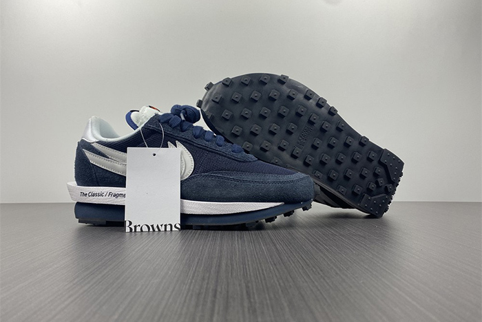 fragment x sacai x Nike LDWaffle Blackened Blue DH2684-400