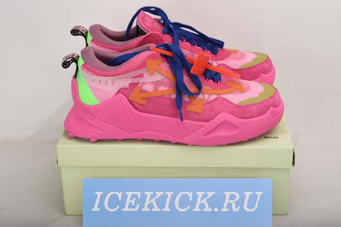 OFF-WHITE C/O ODSY-1000 SNEAKER ROSE RED