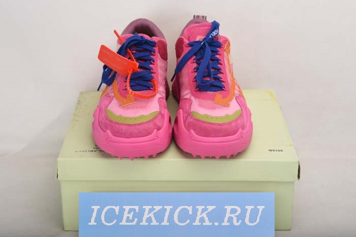 OFF-WHITE C/O ODSY-1000 SNEAKER ROSE RED