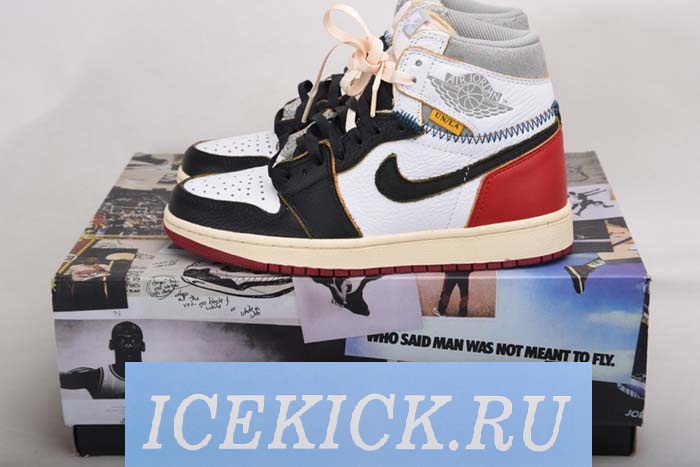 AIR Jordan 1 Retro High Union Los Angeles Black Toe - BV1300-106