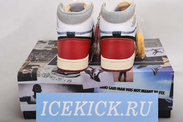 AIR Jordan 1 Retro High Union Los Angeles Black Toe - BV1300-106