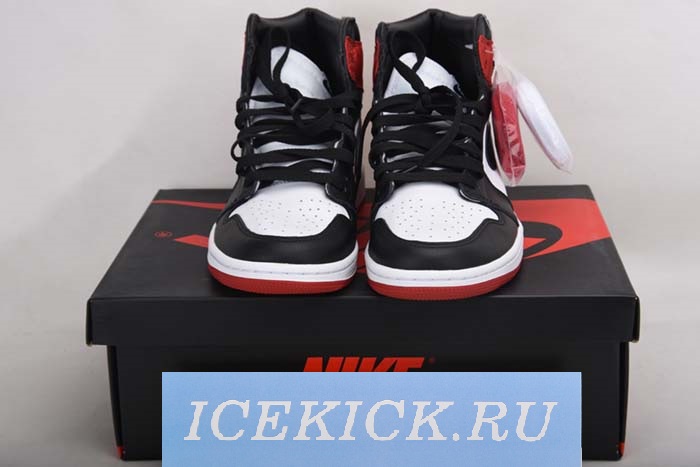 JORDAN 1 RETRO HIGH SATIN BLACK TOE - CD0461-016