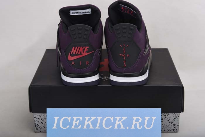 AIR JORDAN 4 RETRO PURPLE DYNASTY/VAR RED-BLACK
