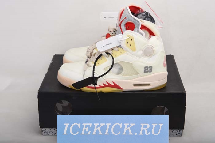 Air​ Jordan 5 x​off white 3M REFLECTIVE  CT8480-002