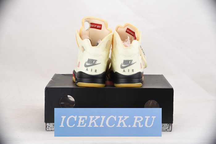 OFF-WHITE x Air Jordan 5 “Sail” DH8565-100