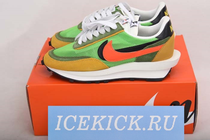 NIKE LD WAFFLE SACAI GREEN MULTI - BV0073-300