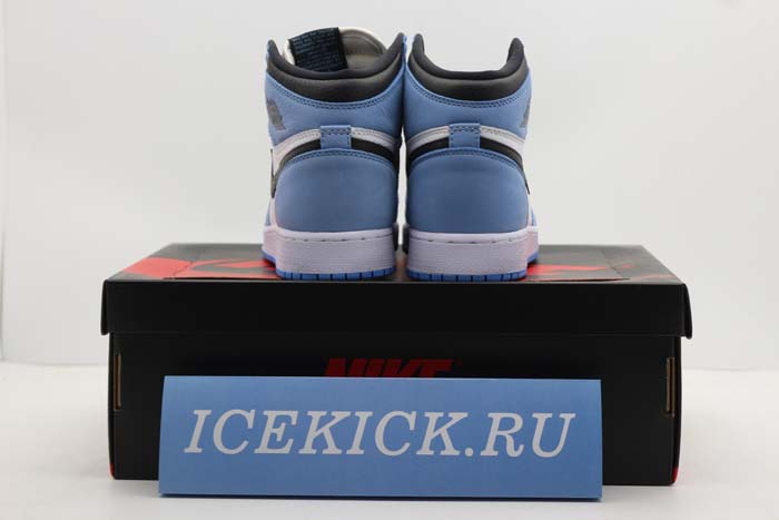 Air Jordan 1 Retro High White University Blue Black - 555088-134