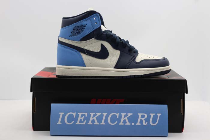 AIR JORDAN 1 OBSIDIAN UNIVERSITY BLUE 555088-140