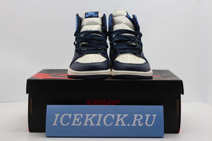 AIR JORDAN 1 OBSIDIAN UNIVERSITY BLUE 555088-140