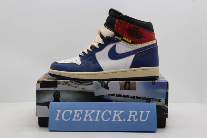 Air Jordan 1 Retro High Union Los Angeles Blue Toe - BV1300-146