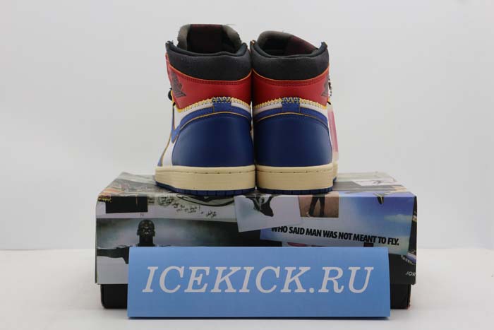 Air Jordan 1 Retro High Union Los Angeles Blue Toe - BV1300-146