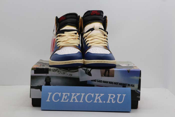 Air Jordan 1 Retro High Union Los Angeles Blue Toe - BV1300-146