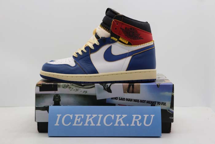 Air Jordan 1 Retro High Union Los Angeles Blue Toe - BV1300-146