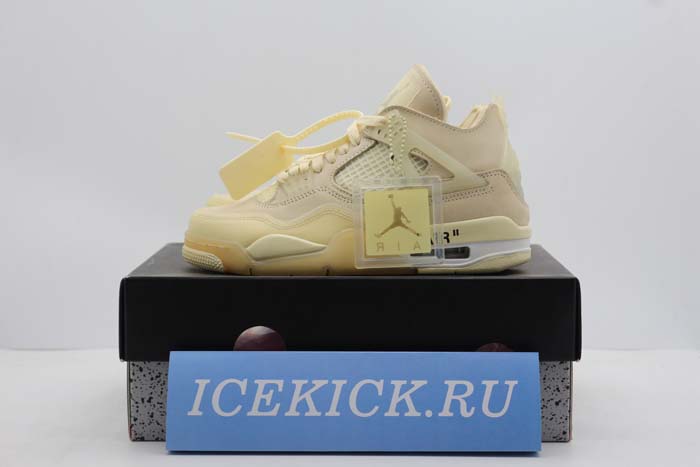 Air Jordan 4 Retro Off-White Sail - AQ9129-100