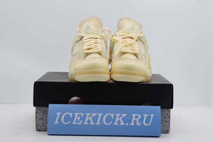 Air Jordan 4 Retro Off-White Sail - AQ9129-100