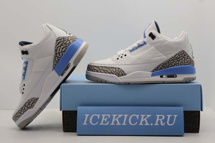 Air Jordan3 AJ3 UNC  CT8532-104