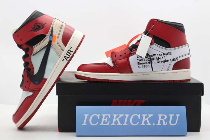 Off-White Air Jordan 1 Retro Chicago The Ten AA3834-101
