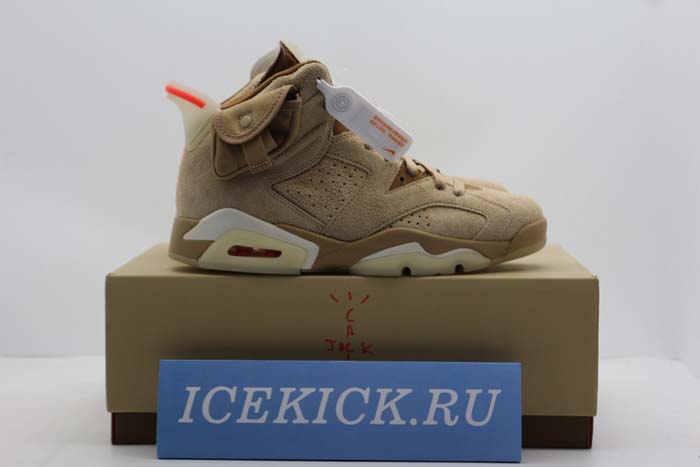 Air Jordan 6 Retro Travis Scott British Khaki - DH0690-200