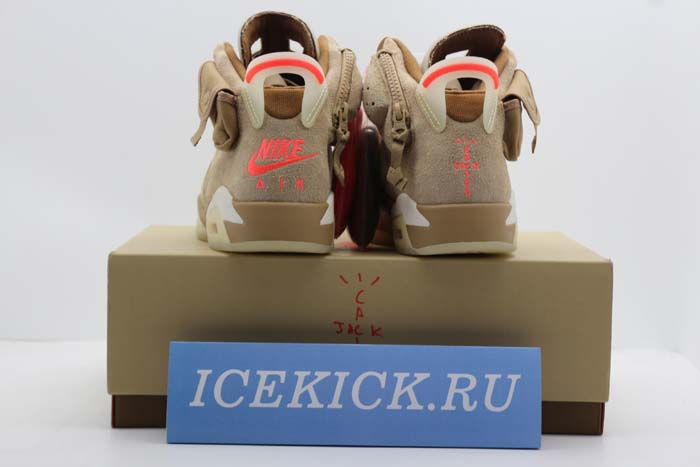 Air Jordan 6 Retro Travis Scott British Khaki - DH0690-200