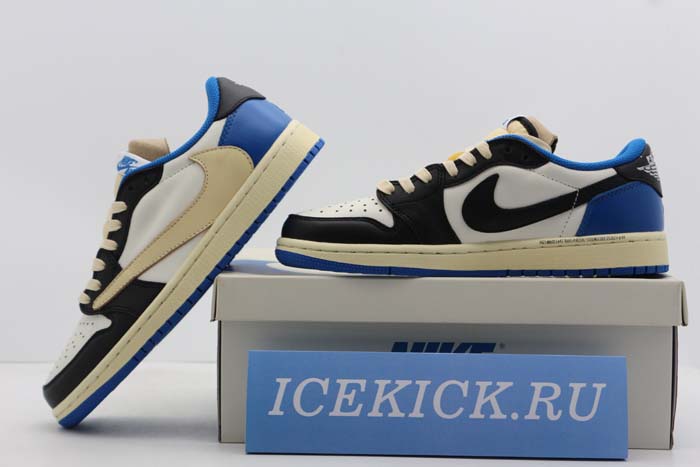 Travis Scott X Fragment X Air Jordan 1 Low-DM7866-140
