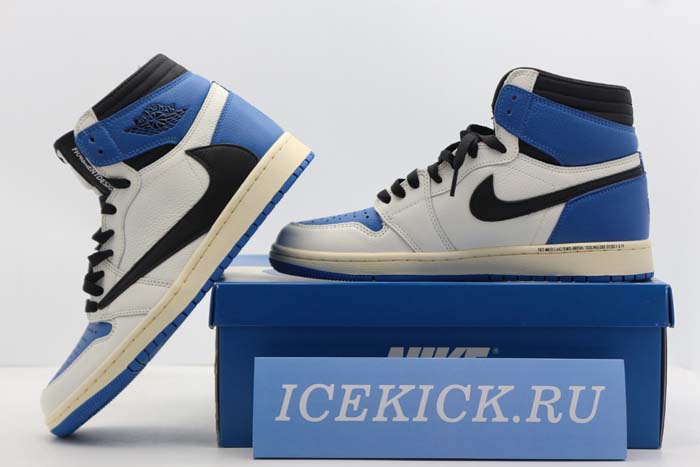 Travis Scott Fragment Air Jordan 1 Military Blue-DH3227-105