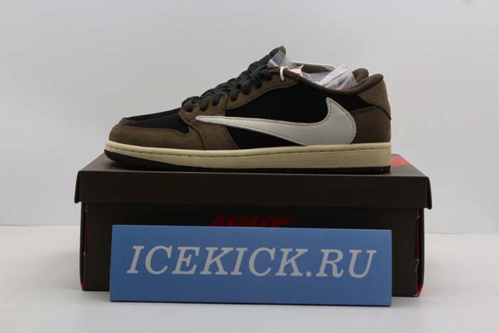 TRAVIS SCOTT AIR JORDAN 1 LOW DARK MOCHA CQ4277-001