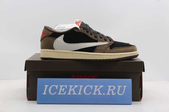 TRAVIS SCOTT AIR JORDAN 1 LOW DARK MOCHA CQ4277-001