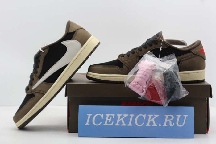 TRAVIS SCOTT AIR JORDAN 1 LOW DARK MOCHA CQ4277-001