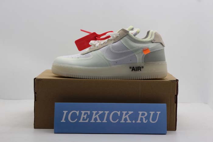 NIKE AIR FORCE 1 LOW OFF-WHITE All White AO4606-100