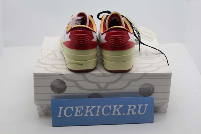 Jordan 2 Retro Low SP Off-White White Red - DJ4375-106