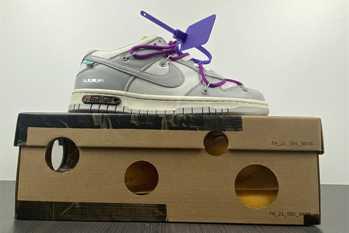 Dunk Low Off-White Lot 28 28-of50 1-50  DM1602-111