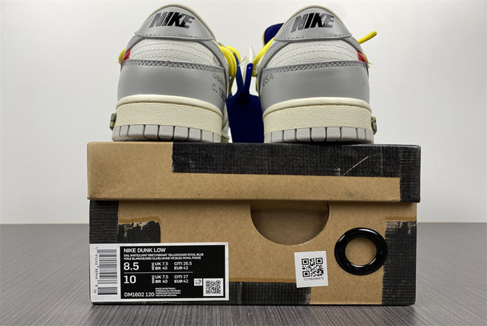 Off-White x Nike Dunk Low  DM1602-120