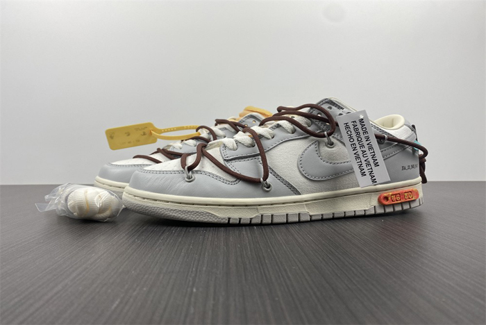 Off-White x Nk Dunk Low OW NO46” DM1602-102