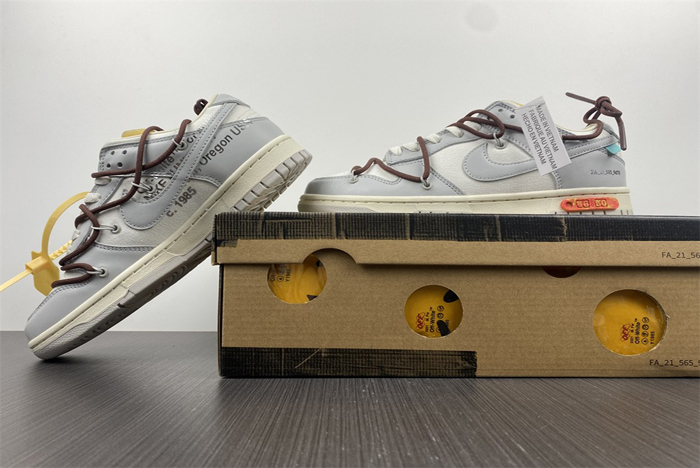 Off-White x Nk Dunk Low OW NO46” DM1602-102