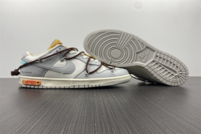 Off-White x Nk Dunk Low OW NO46” DM1602-102