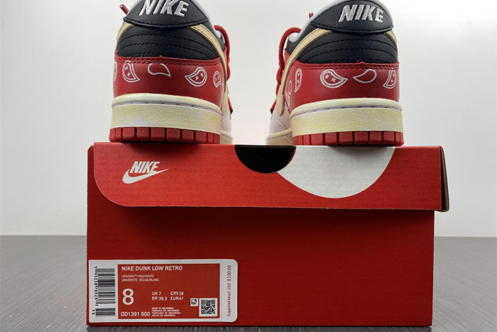 Nike SB Dunk Low UNIVERSITY RED DD1391-600