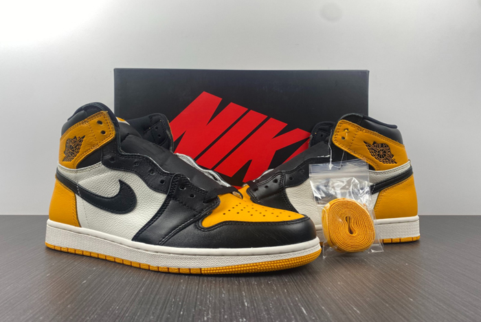Air Jordan 1 High OG “Yellow Toe” 555088-711