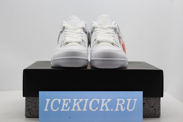 Air Jordan 4 Retro “Pure Money”  white mens 308497-100