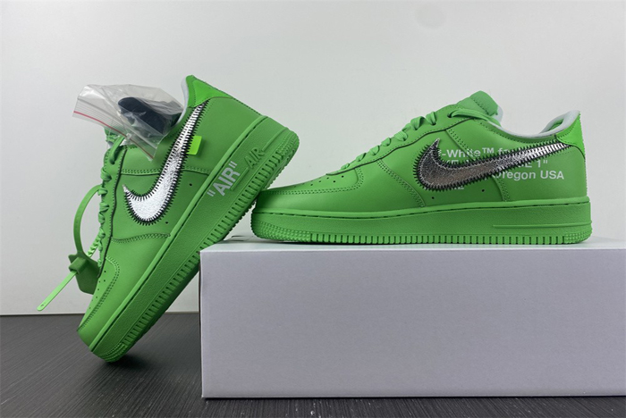 Off-White x  AF1 green DX1419-300