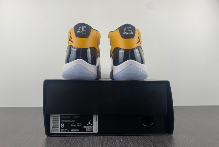 Air Jordan 11 Retro Black Yellow