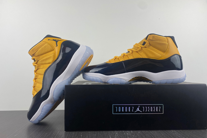 Air Jordan 11 Retro Black Yellow