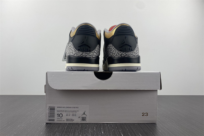 Air Jordan 3 WMNS “Black Gold”