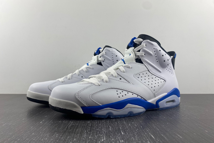 AIR JORDAN 6 RETRO ''SPORT BLUE''  384664-107